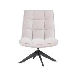 Jouke Draaifauteuil Chenille Naturel