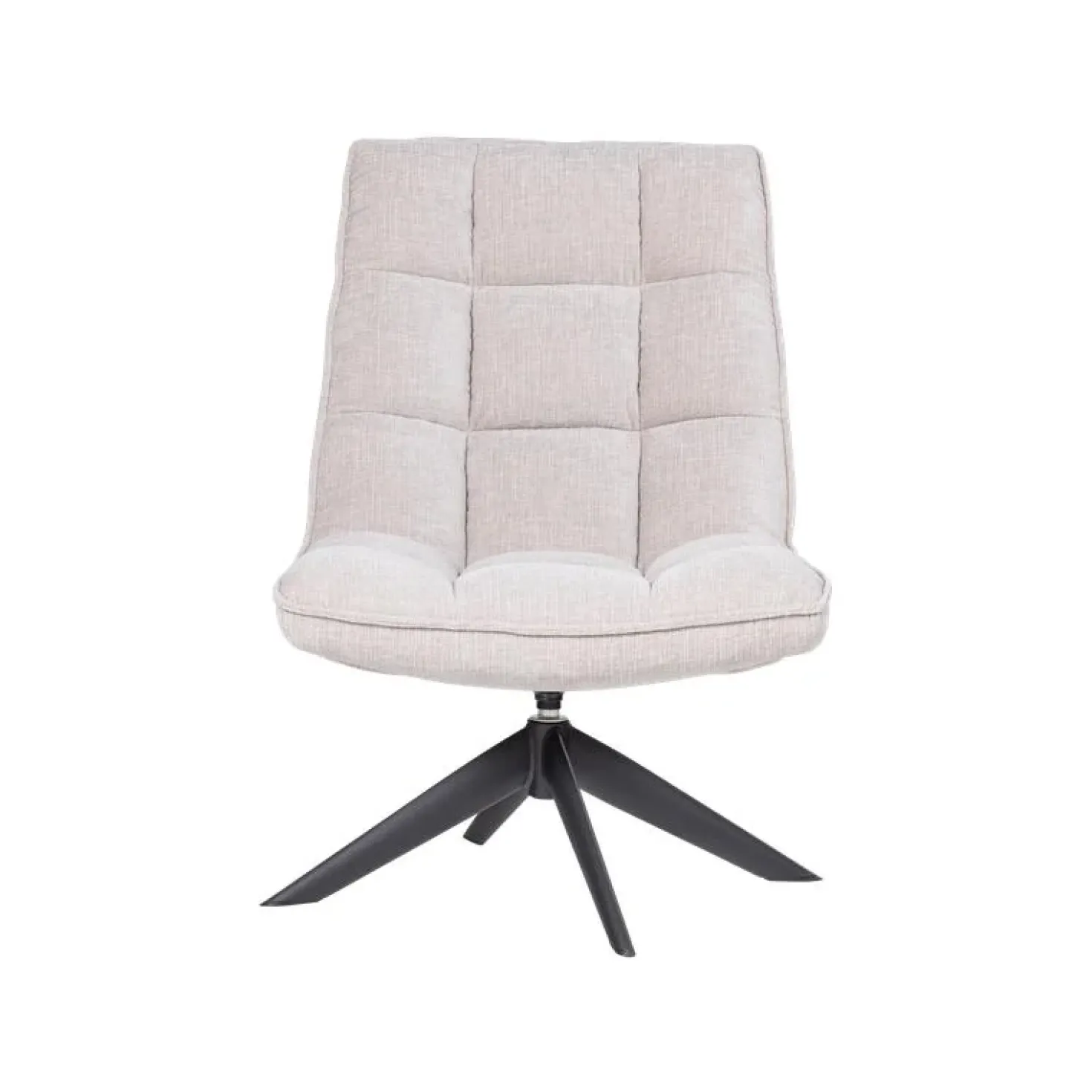Jouke Draaifauteuil Chenille Naturel