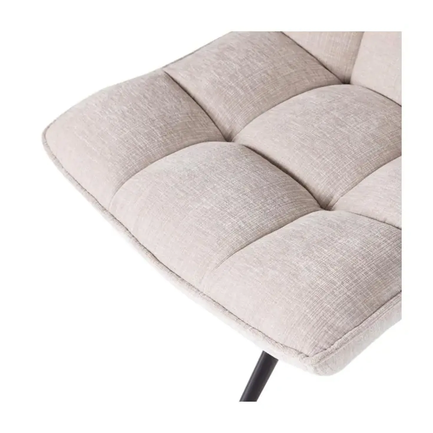 Jouke Draaifauteuil Chenille Naturel
