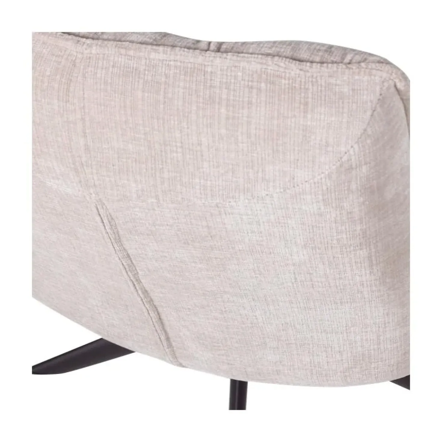 Jouke Draaifauteuil Chenille Naturel