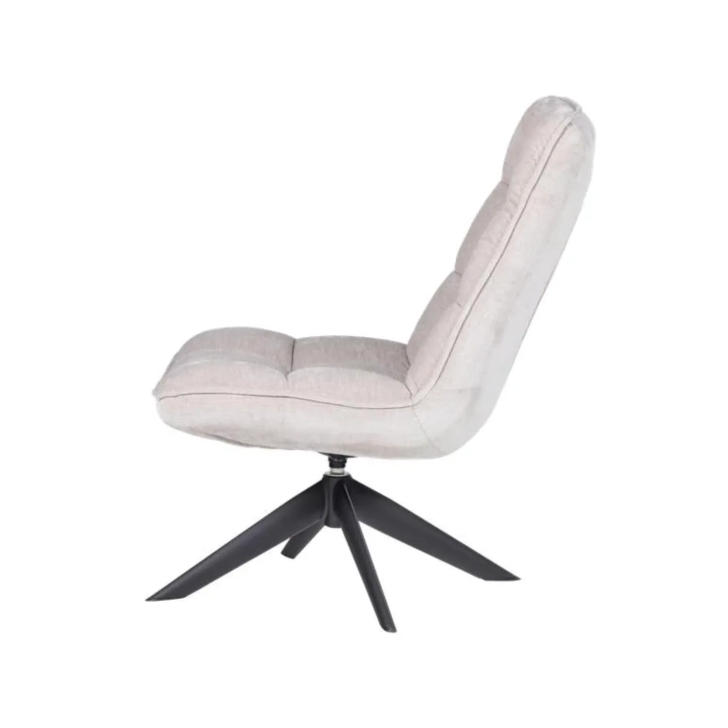 Jouke Draaifauteuil Chenille Naturel