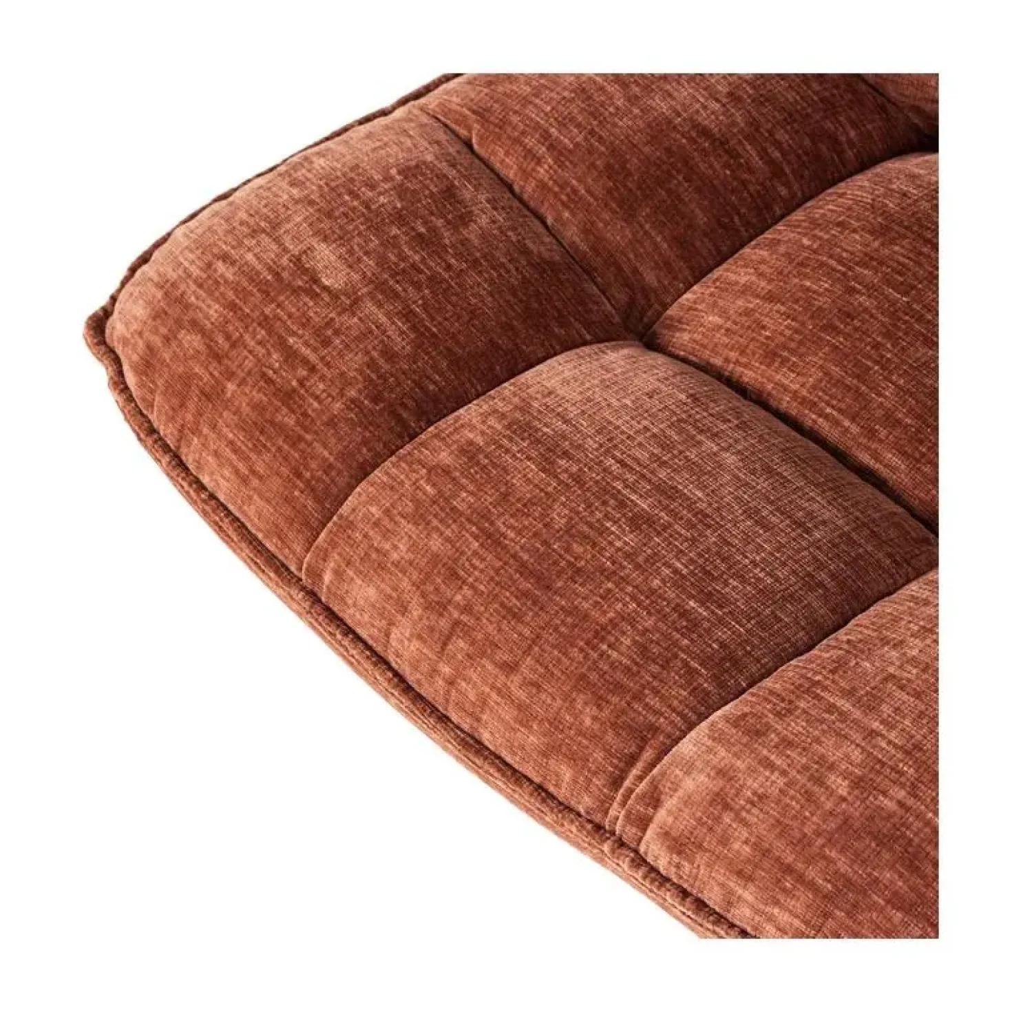 Jouke Draaifauteuil Chenille Roestbruin