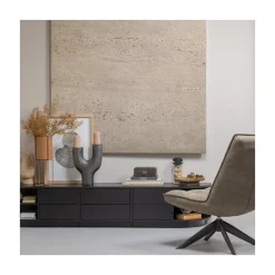 Jouke Draaifauteuil leerlook groen