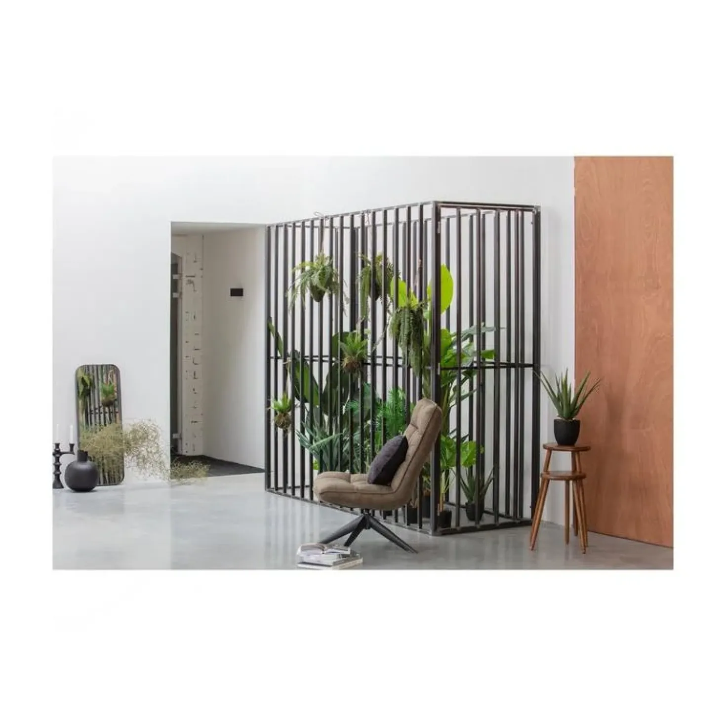 Jouke Draaifauteuil leerlook groen
