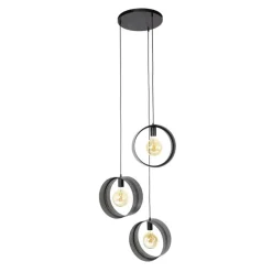 Juno 3-lichts Hanglamp Charcoal