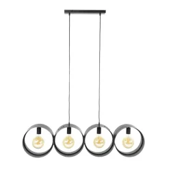 Juno 4-lichts Hanglamp Charcoal