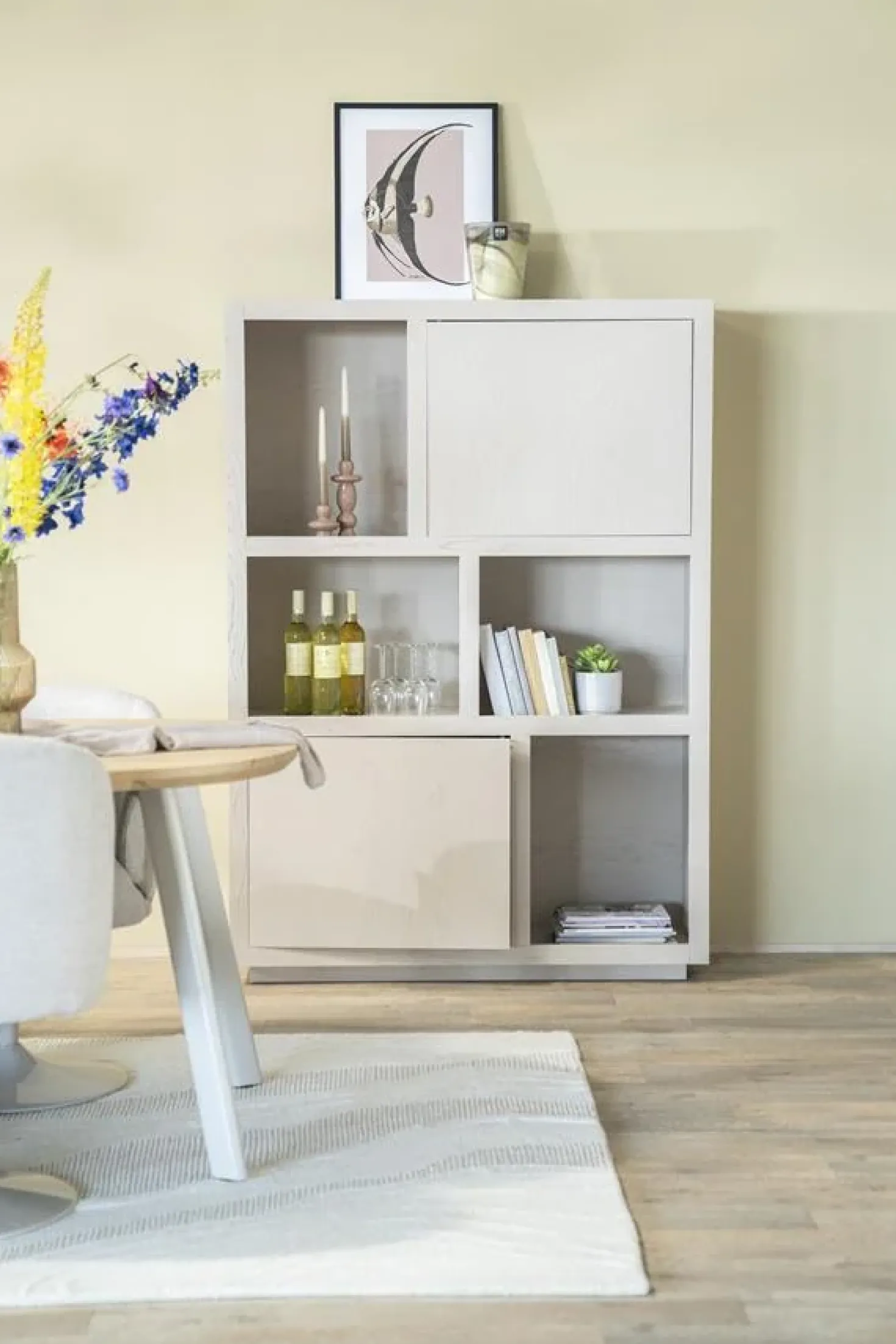 Kabinet Helsinki Taupe 120x170cm