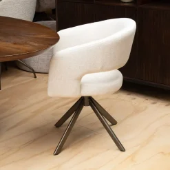 Kanda Eetkamerstoel - tyler cream 11 Venus 360 anodic bruin