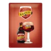 Kasteel rouge bier - metalen bord