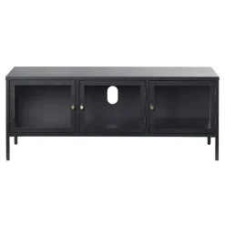 Kaya TV meubel zwart metaal 132cm