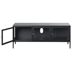 Kaya TV meubel zwart metaal 132cm