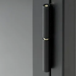 Kaya vitrinekast zwart metaal 58cm