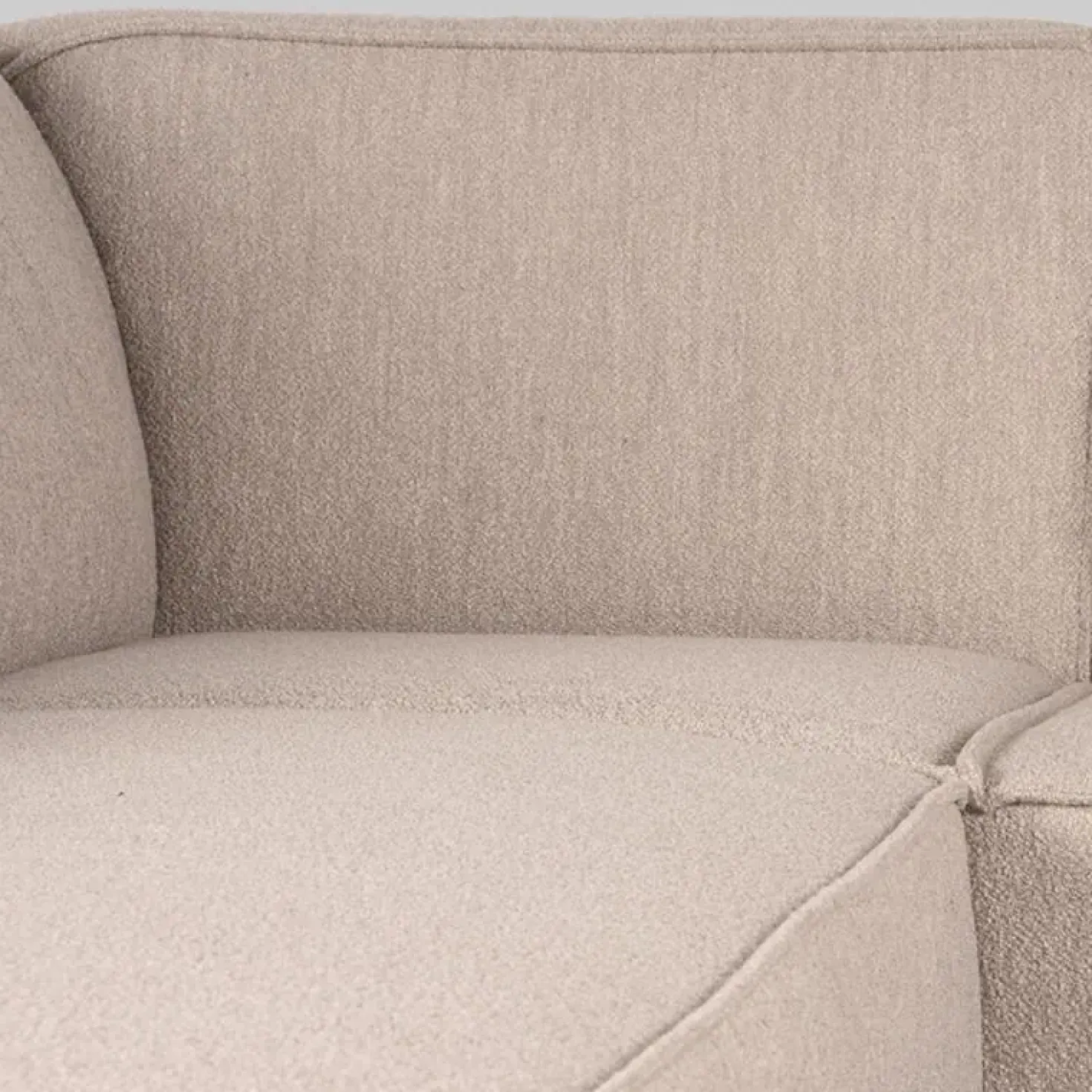Kay Bank 5-zits Naturel Boucle Links