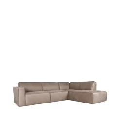 Kay Bank 5-zits Taupe Rechts