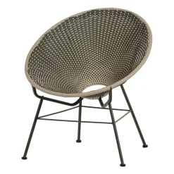 Kazoun Tuin loungestoel wicker groen