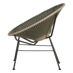 Kazoun Tuin loungestoel wicker groen