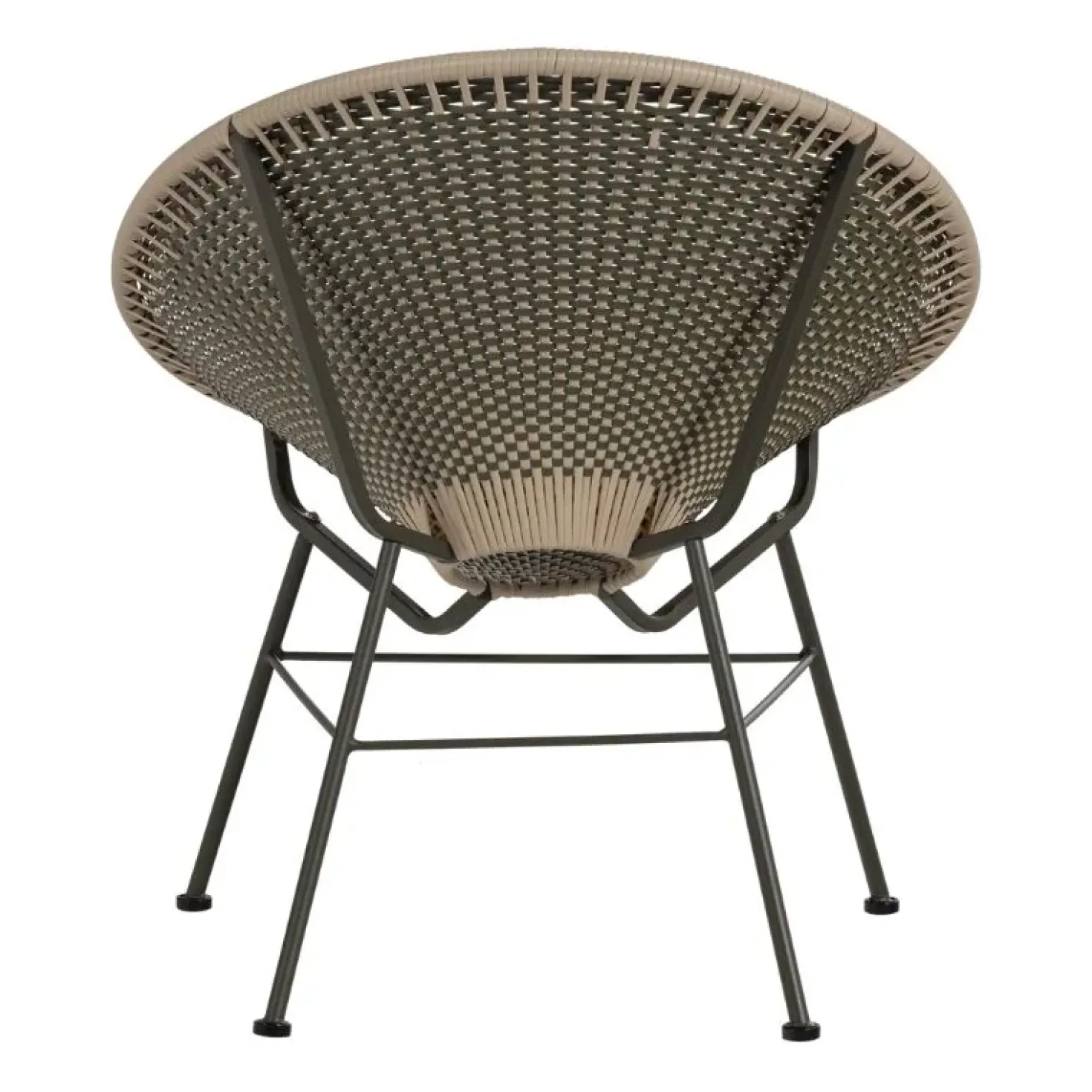Kazoun Tuin loungestoel wicker groen
