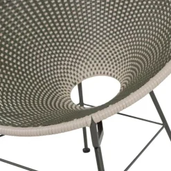 Kazoun Tuin loungestoel wicker groen