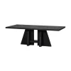 Kean Eettafel met middenpoot mango zwart 220cm