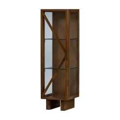 Kella 1-deurs kast mangohout bruin 40cm