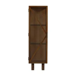 Kella 1-deurs kast mangohout bruin 40cm