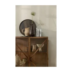Kella 2-deurs kast mangohout bruin 100cm
