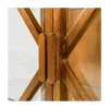 Kella 2-deurs kast mangohout naturel 100cm