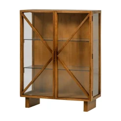 Kella 2-deurs kast mangohout naturel 100cm