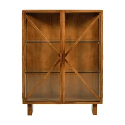 Kella 2-deurs kast mangohout naturel 100cm