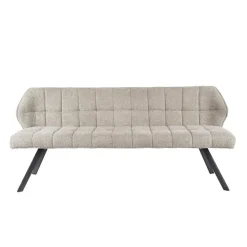 Kelly eetkamerbank Boucle zand