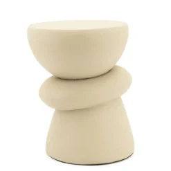 Kerun Bijzettafel Beige 35cm