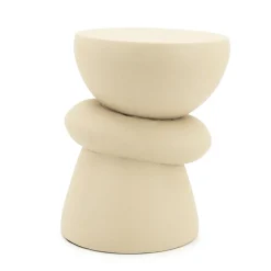 Kerun Bijzettafel Beige 35cm