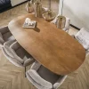 Kevin Eettafel deens ovaal Mangohout 215cm