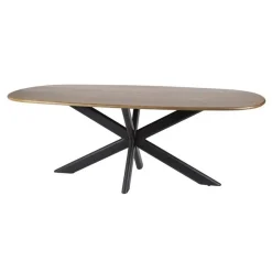 Kevin Eettafel deens ovaal Mangohout 215cm
