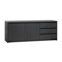 Kiara Dressoir Klein Zwart 212cm