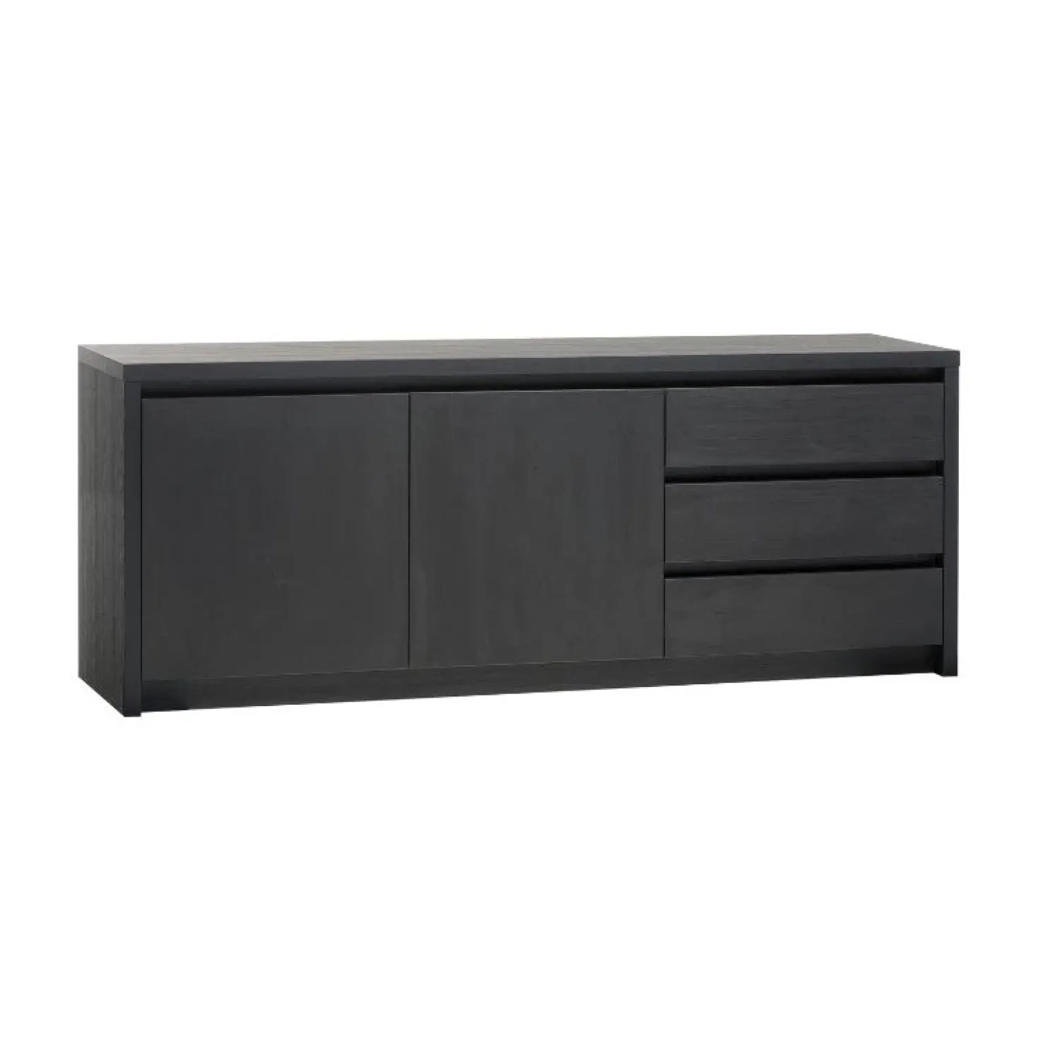 Kiara Dressoir Klein Zwart 212cm