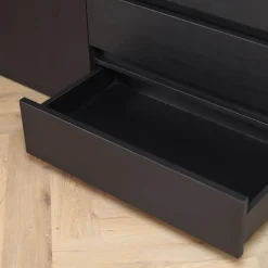 Kiara Dressoir Klein Zwart 212cm