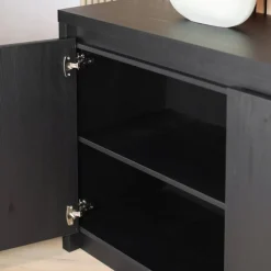 Kiara Dressoir Klein Zwart 212cm