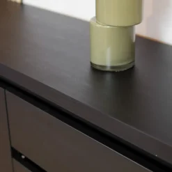 Kiara Dressoir Klein Zwart 212cm