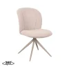Kimo Eetkamerstoel Naturel Boucle Taupe Onderstel