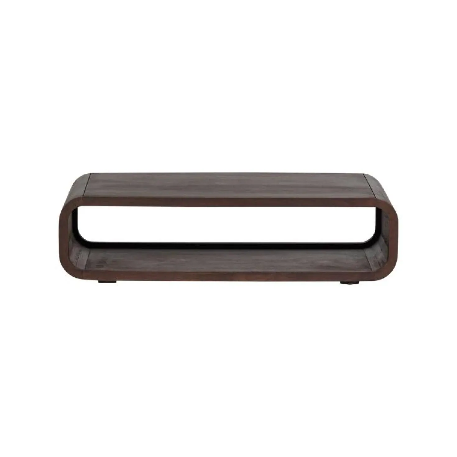 Kinu Salontafel Mangohout Donkerbruin 120cm