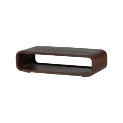 Kinu Salontafel Mangohout Donkerbruin 120cm