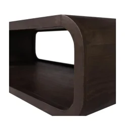 Kinu Salontafel Mangohout Donkerbruin 120cm
