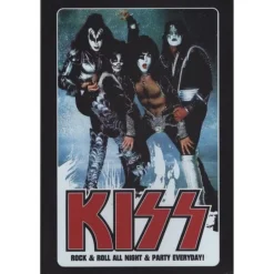 Kiss - metalen bord