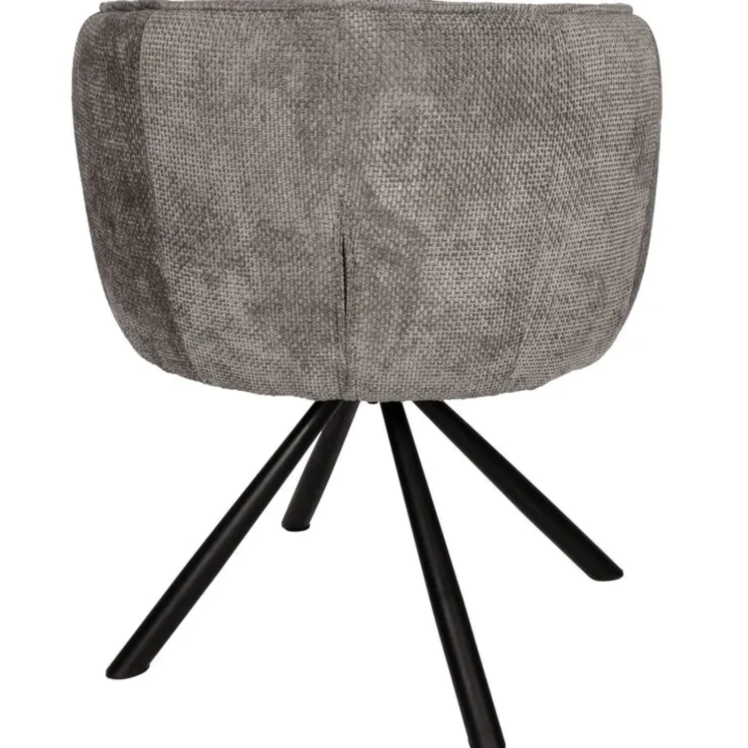 Kivo Draaibare Eetkamerfauteuil Grijs