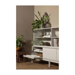 Klink Opzetkast grenen grijs 200cm