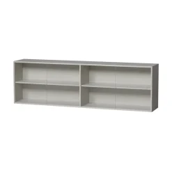 Klink Opzetkast grenen grijs 200cm