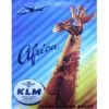 KLM Afrika - metalen bord