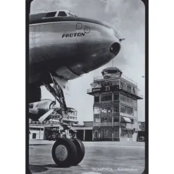 KLM Schiphol - metalen bord