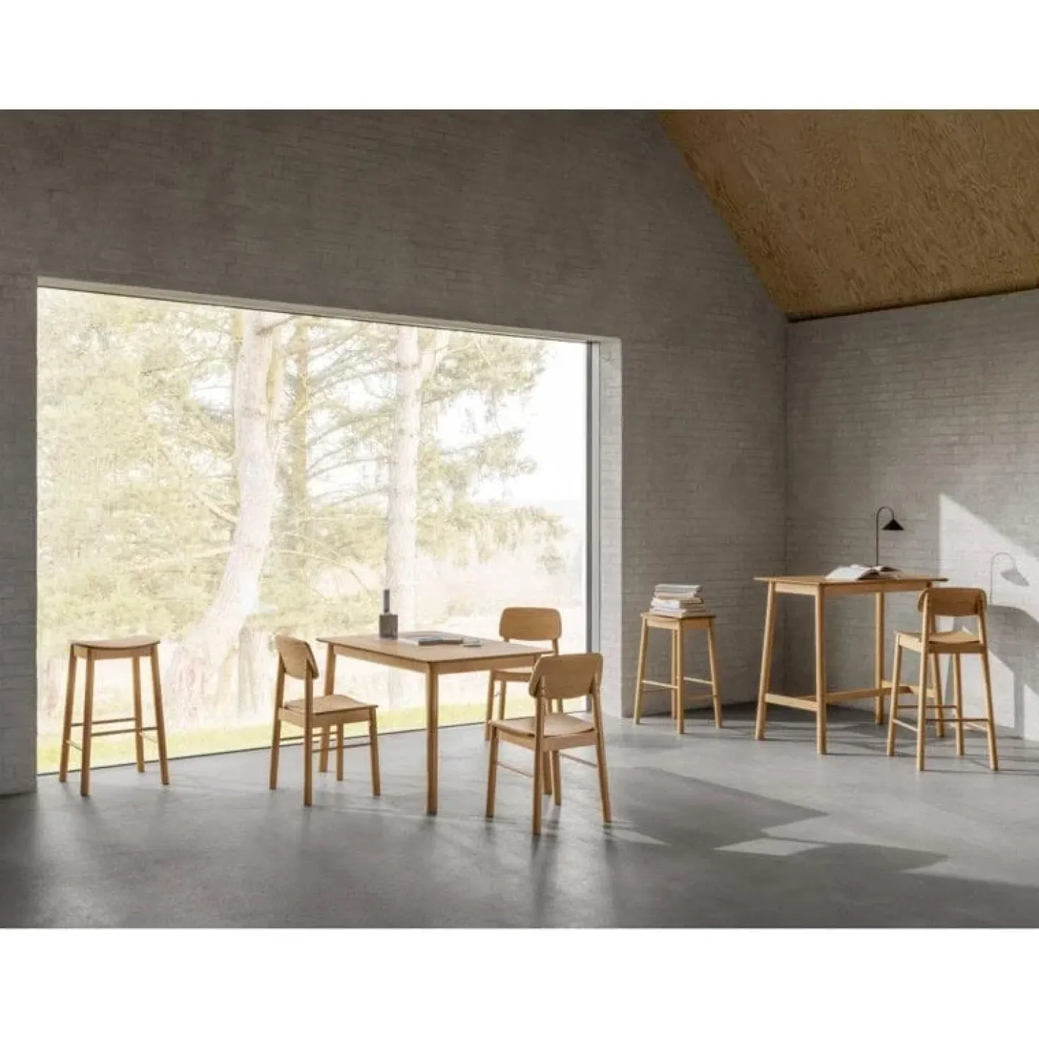 Kora Bartafel Naturel 120cm